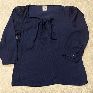 XS Cabi  navy blouse